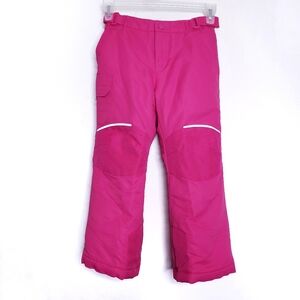 Swiss Tech Pink Adjustable Snow Ski Pants Water Repellent Girls Size XS 4-5